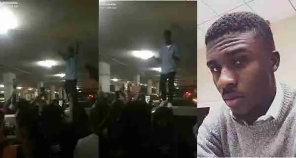 #BBNaija: Fans welcome Lolu as he arrives Nigeria (Video)